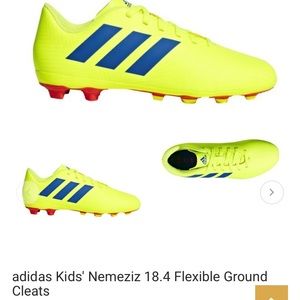 Adidas kids 18.4 flexible ground cleats